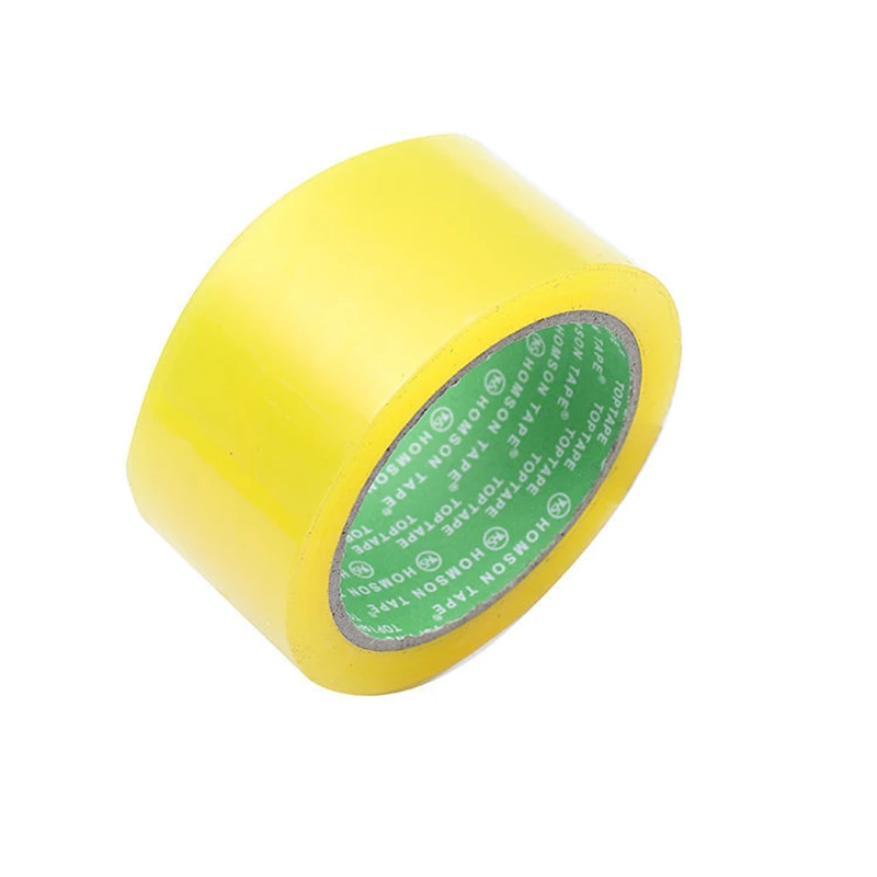 Wholesale Transparent Tape 4.5/5.5/6cm Widened Packaging Sealing Tape Bopp Adhesive Tape Yellow