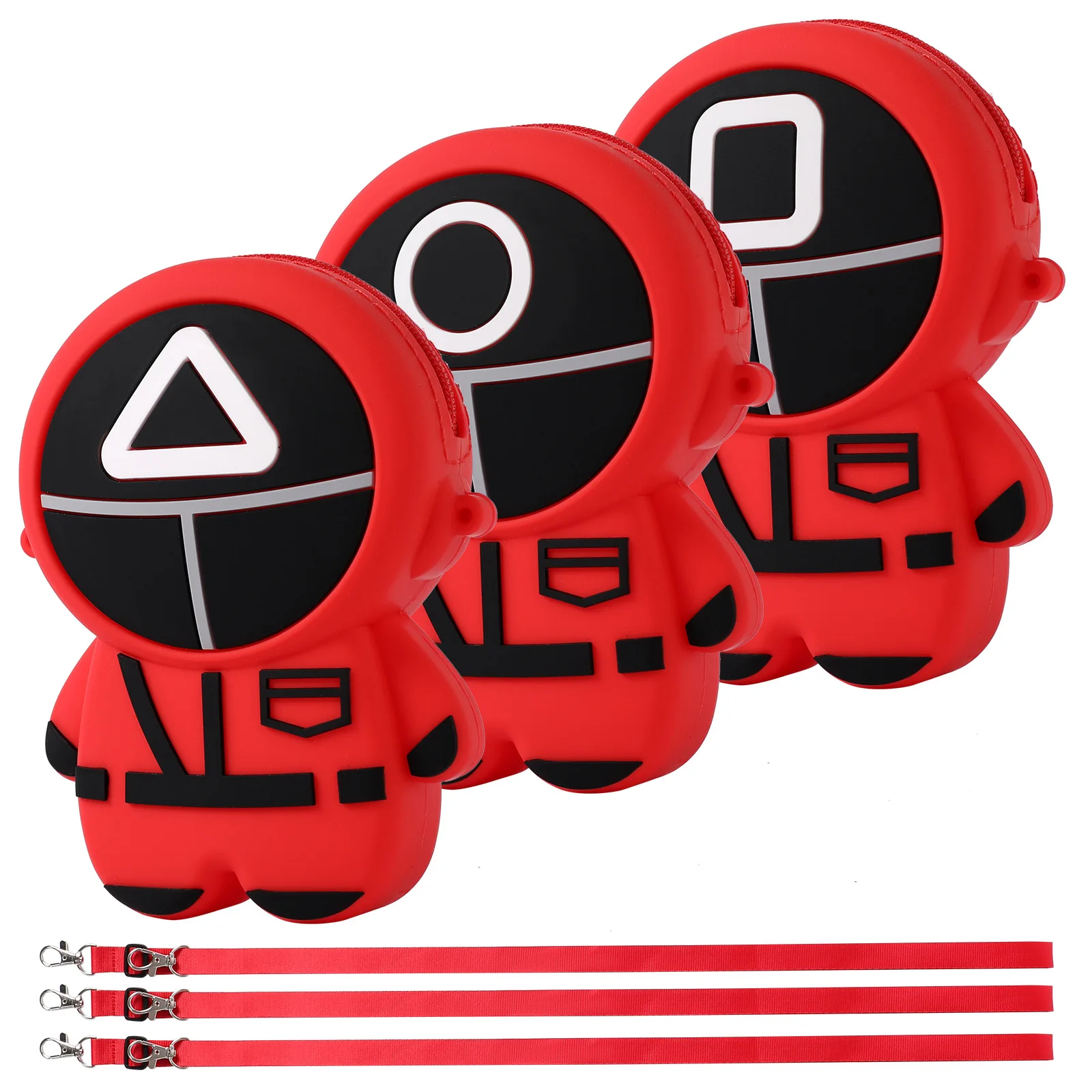 2021 новый стиль кальмар игра плюшевая игрушка кукла силиконовая сумка для хранения push pop фиджет игрушка