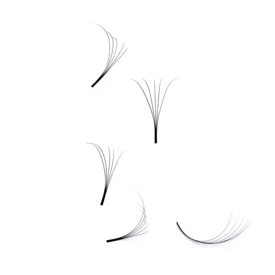Custom Logo Premade Spike Fans Cluster 2D; 3D, 4D, 5D, 6D, 7D, 8D, 9D, 10D; 12D; 14D; 16D; 18D; 20D Eyelash Korean PBT FIBERS