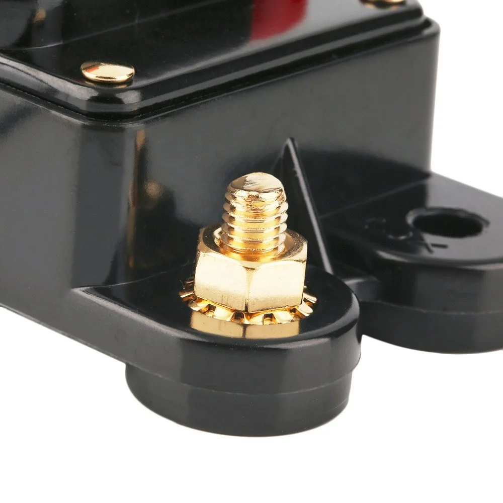  12V-24V DC 200A возврат вручную стерео аудио держатель предохранителя выключателя для троллингового мотора Авто 200
