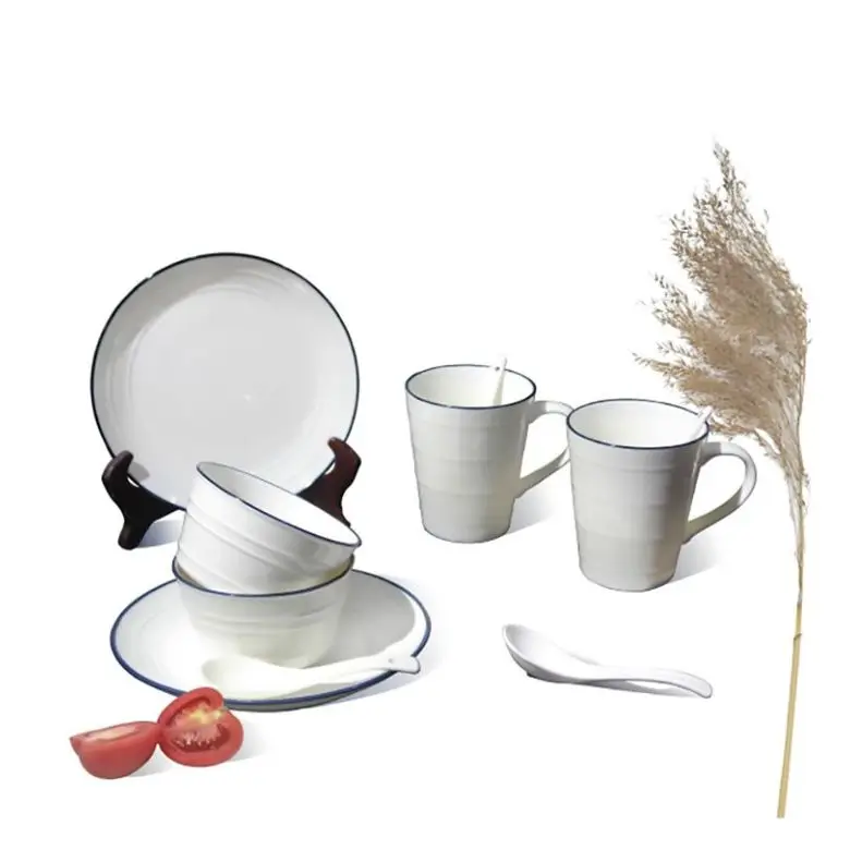 
China Supplier Ceramic Plate Sets Bone China Luxury Dinner Set Dinnerware Set 