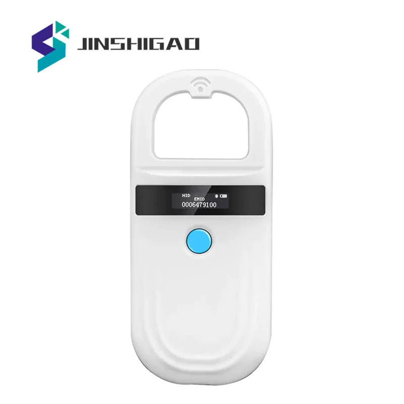 134.2KHZ portable lectore lettore microchip scanner lector de micro chip para mascotas lecteur de puce rfid animal tag reader