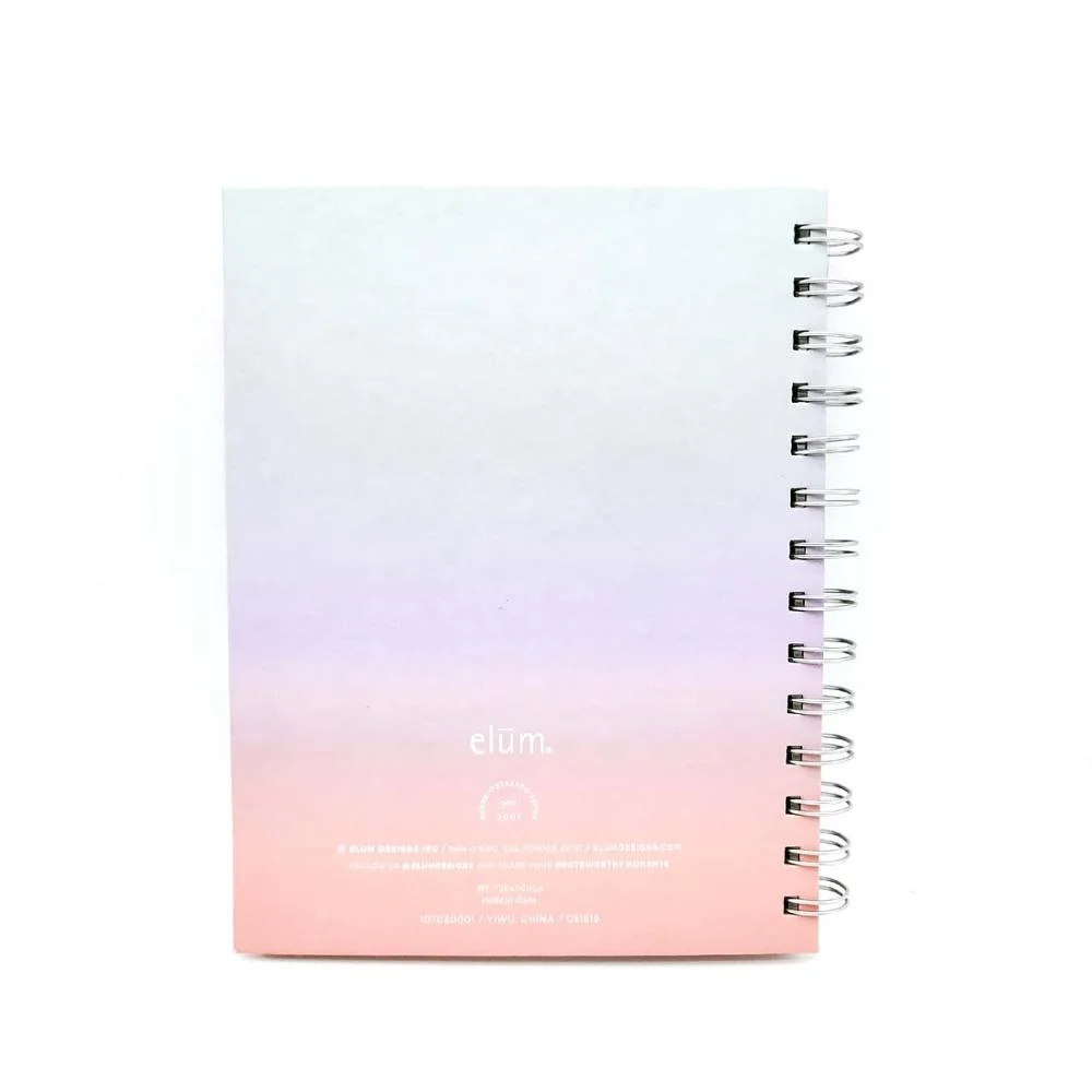 Customized design spiral PVC cover liquid notebook