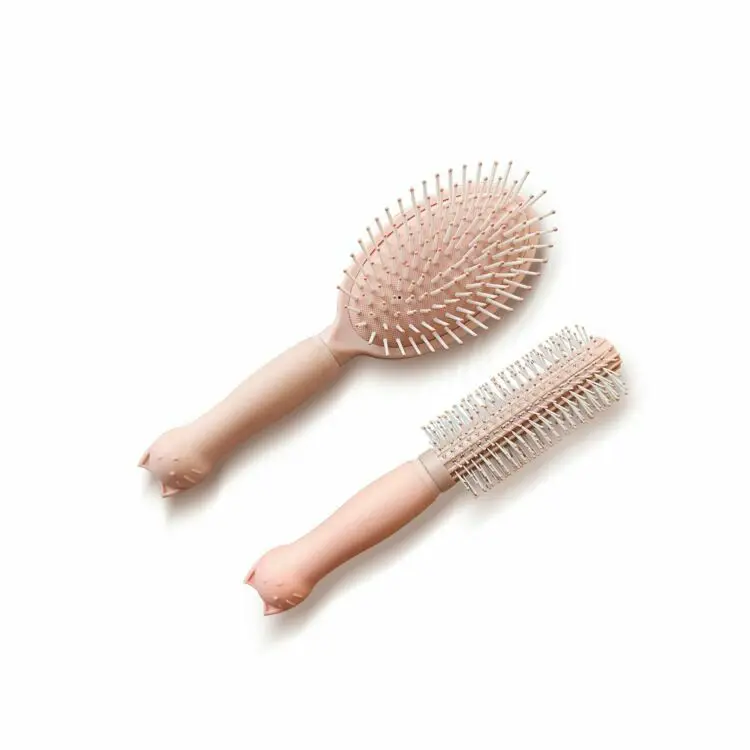 Wholesale Design Pattern OEM  Air Cushion  Pink Professional Massage Hair Brush Comb