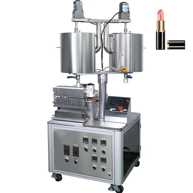 12 hole automatic stainless steel lipstick filling machine
