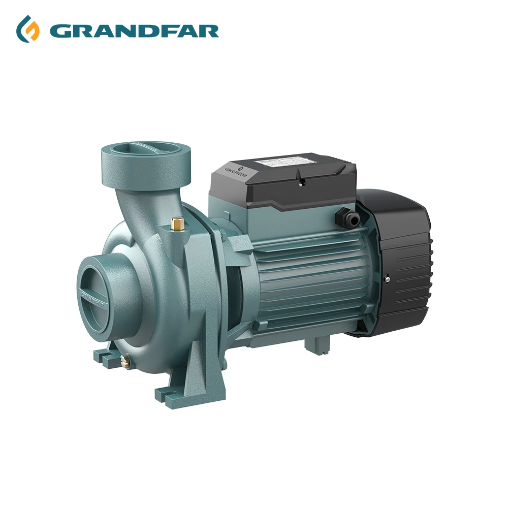 GRANDFAR High Quality OEM Industrial Centrifugal Pump 2HP 1.5KW 20m large flow copper wire impeller centrifugal pump