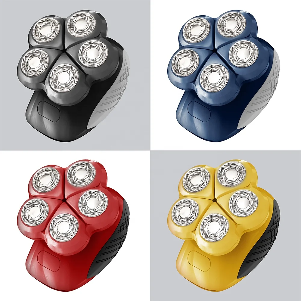 5D Head Shaver Face Electric Razor Hair Removal Shaving Machine Facial Hair Removal Head Shavers For Bald Men