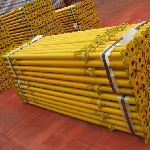 Steel Scaffolding Prop Painted Shoring Building Jacks For Construction Use Adjustable Steel Props