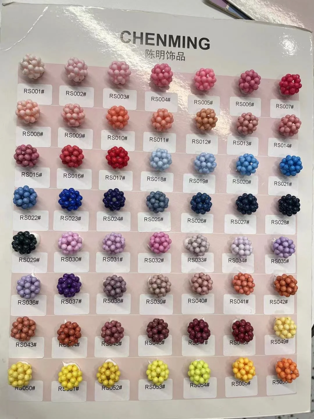 Beading Supplier China 500g/Bag 6mm -20mm Multi Colors  Acrylic Round Beads Bubble Gum Beads With Hole for Girls Jewelry Making