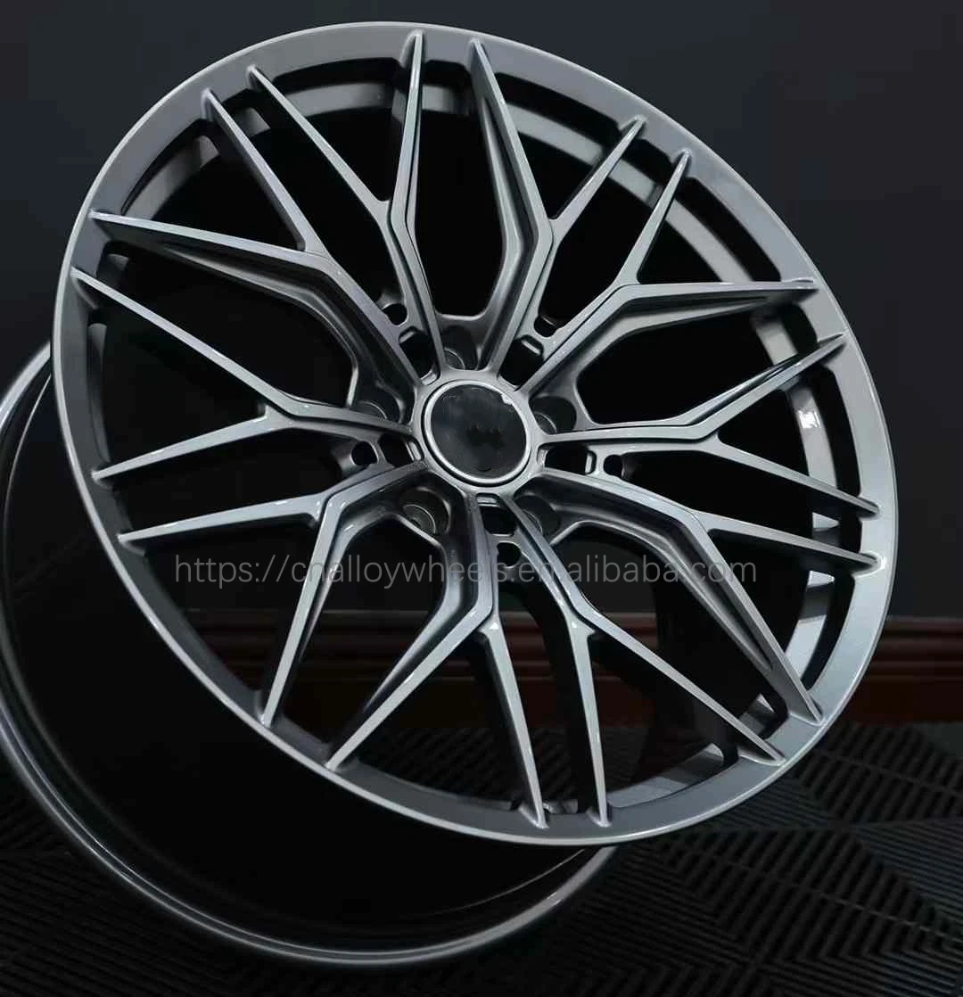 Custom forged deep concave wheel 18 19 20 21 22 24 26 inch wheel gray spokes 5x130  for Porsche 992 911 Carrera S 4S GTS rims