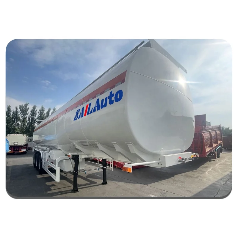 SAIL Customizable 5000CBM 50000liter Steel Oil Fuel Tanker Truck Trailer with Fuwa Axles