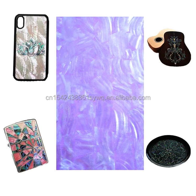 Natural mother of pearl veneer shiny abalone shell paper for furniture electric guitar inlay stickers DB031