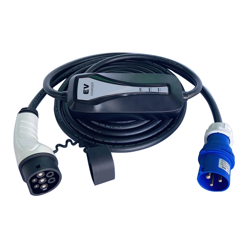 
European standard 32A Type2 mode3 IEC62196 ev charger 7KW 