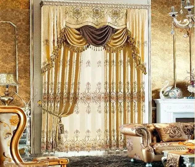  MEIJIA роскошные гостиничные занавески на заказ/ткань для штор/Роскошные