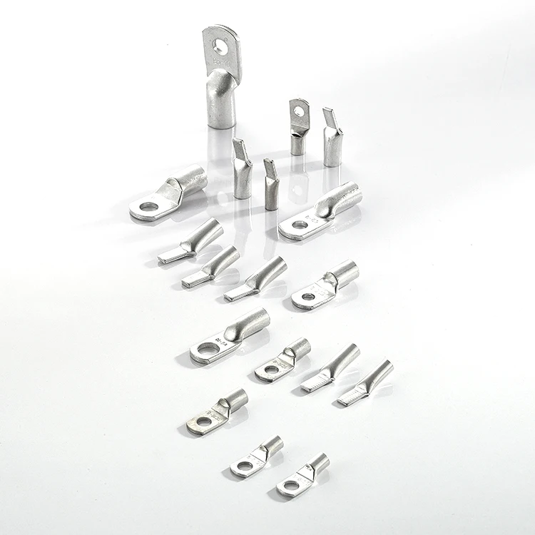 Медные трубчатые клеммы, луженые электрические медные кабельные наконечники, трубчатые клеммы