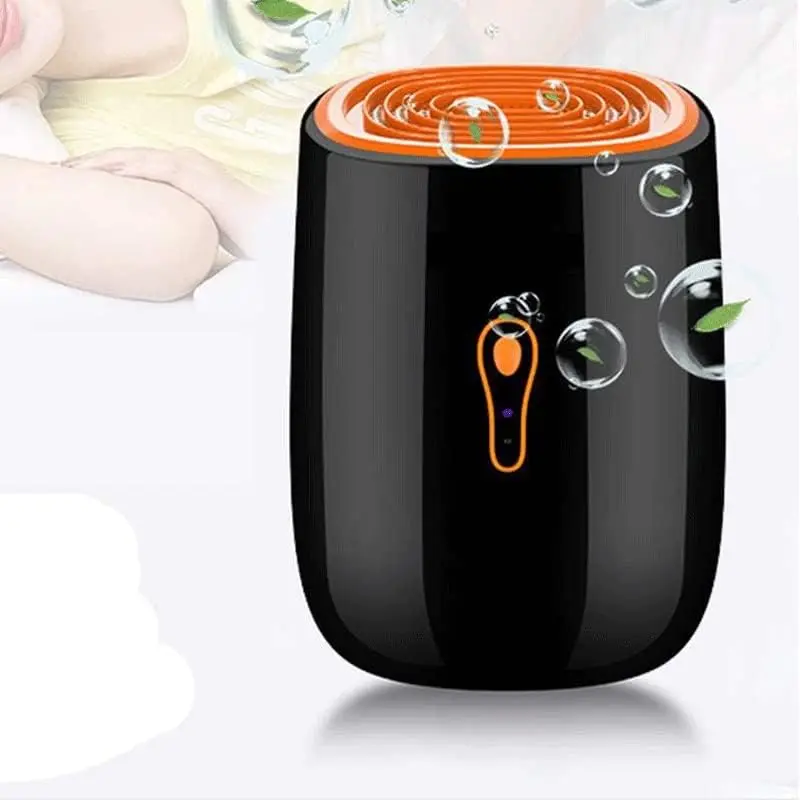 Portable Dehumidifier and Air Purifier 2 in 1 Mute Moisture Absorbers Air Dryer