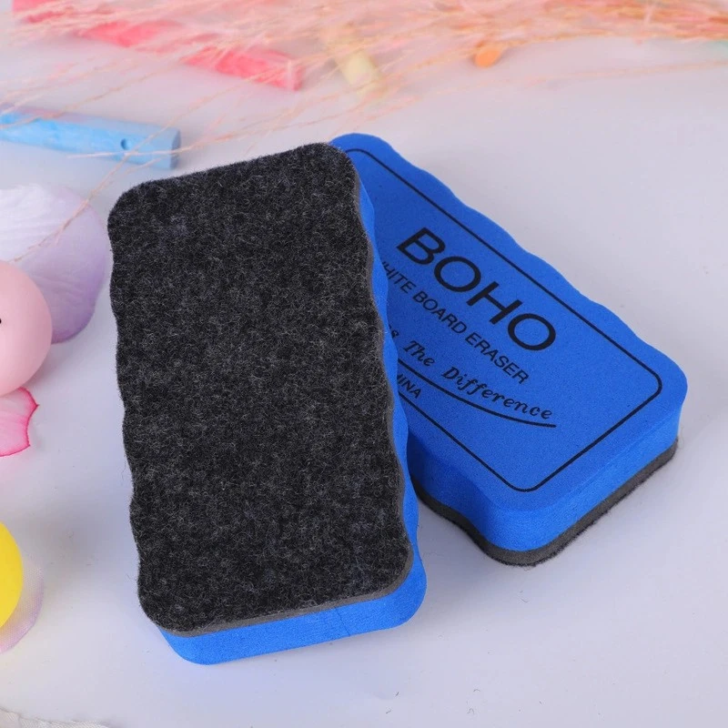 EVA magnetic dry erase board erasers  felt colorful whiteboard eraser for school and office use