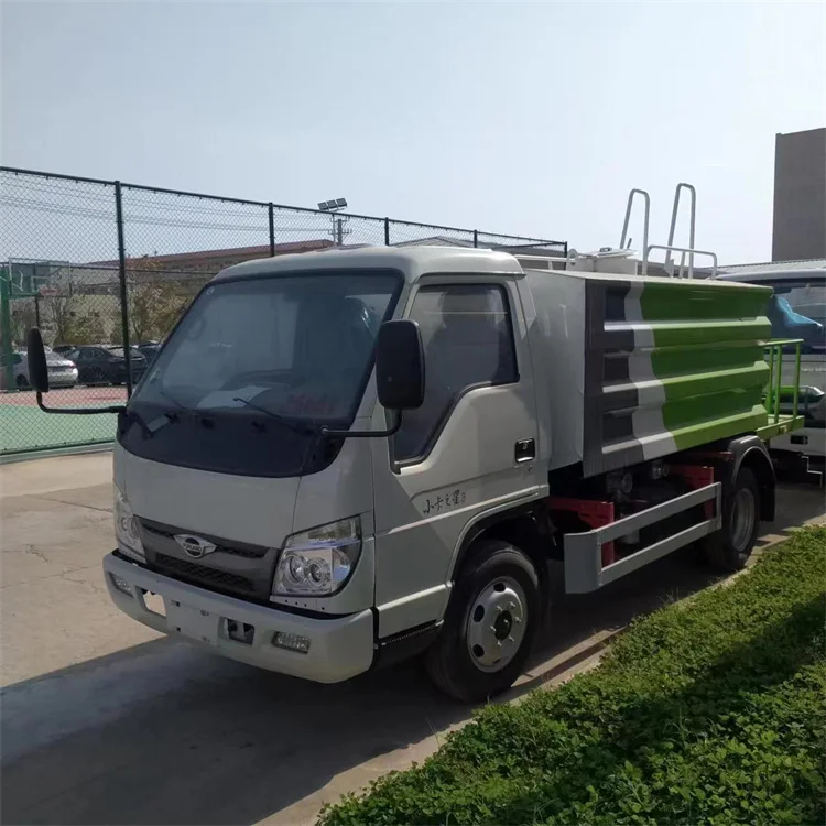 Multi functional and efficient  Foton small 5 CBM Square tank body water truck  sprinkler  Watering Car water spraying vehicle