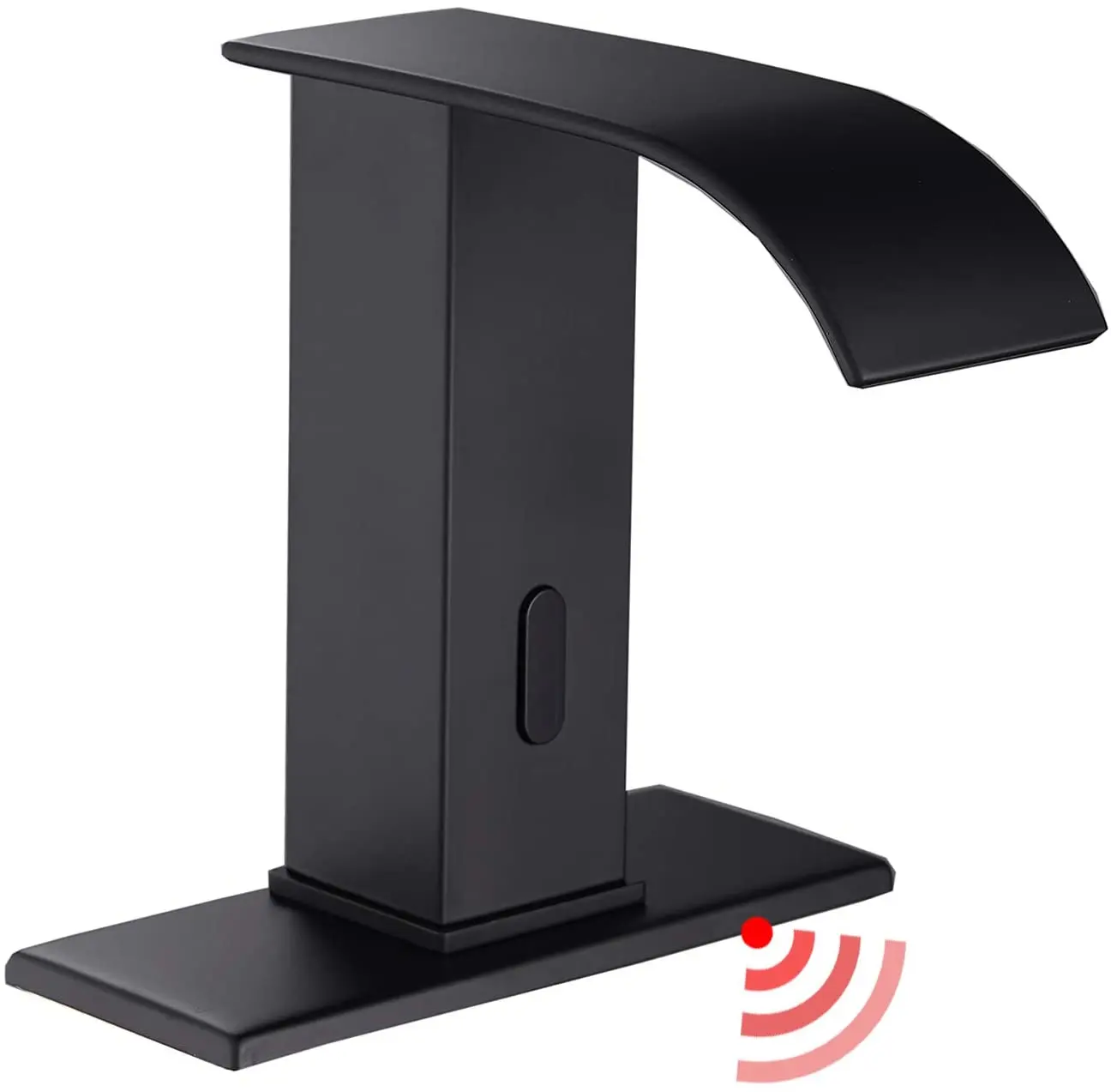 Automatic Sensor Matte Black Touchless Bathroom Sink Faucet