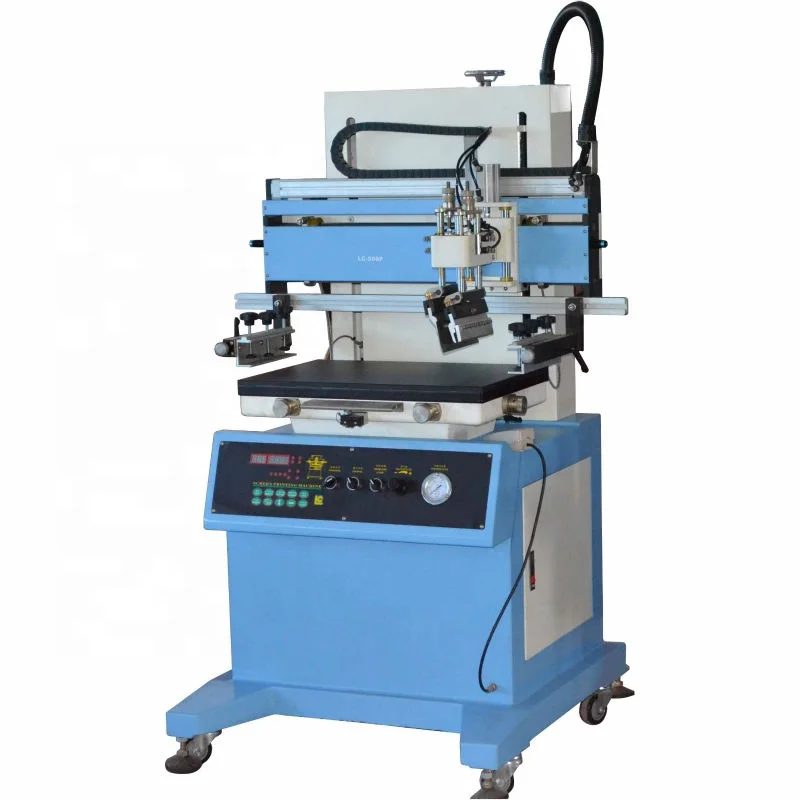 LC Brand Semi Automatic Silk Screen Printer PVC PET film Printing Machine for ruler printing