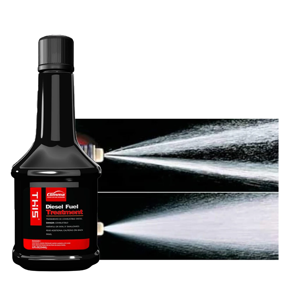 Wholesale Car Accessories Diesel Fuel Treatment 354ml ISO9001 Diesel Treatment Diesel Plastic Fuel Additive Bottle
