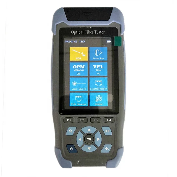 Многофункциональный тестер оптического волокна Mini OTDR с оптическим измерителем мощности OPM VFL источник света