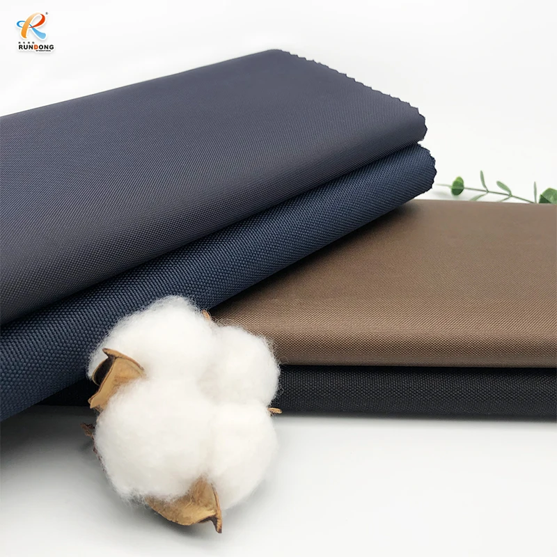 Rundong tela navy medium weight spandex fabric 50% polyester 50% cotton 200gsm for pants