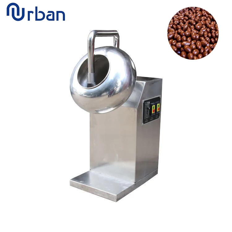 Pharmaceutical Pill Candy Tablet Film Coating Machine Automatic Peanut Coating Pan Machine