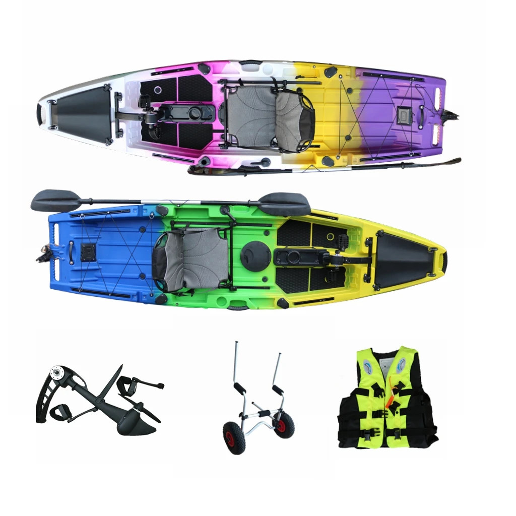 Vicking Wholesale non- Inflatable Fishing Kayaks  Pedal Fishing single seat  Kayak For Watersports