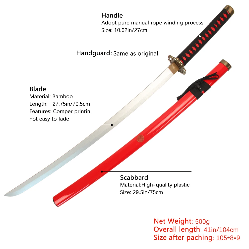 Wholesale Touken Ranbu Online katana Kashuu Kiyomitsu Weapon Kidults Role Play Toy Samurai Wooden Swords For Cosplay Playing Boy
