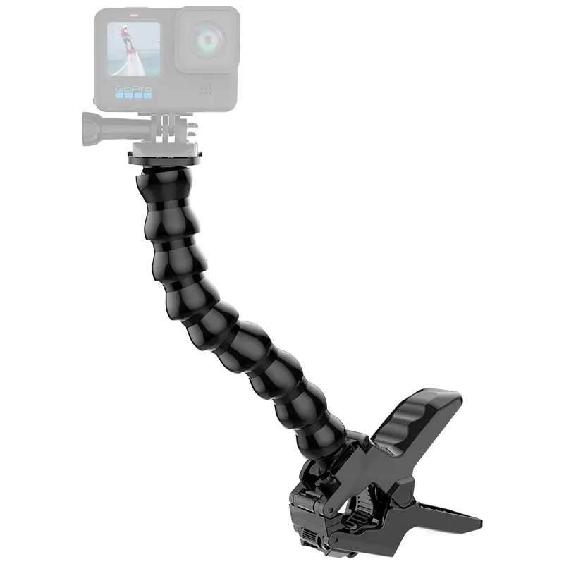 HONGDAK Flexible Sports Camera Stand Holder  with Clamp apply for GoPro Action Camera