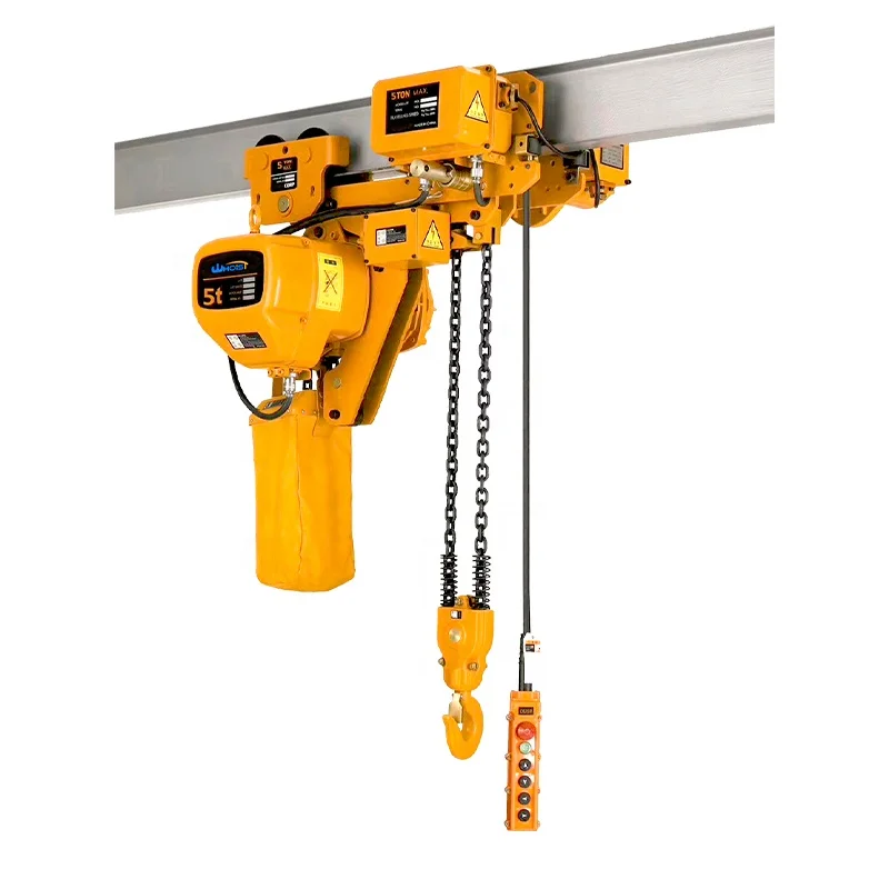 Industrial Equipments Low Clearance Electric Chain Hoist with Hook for Infrastructure Building