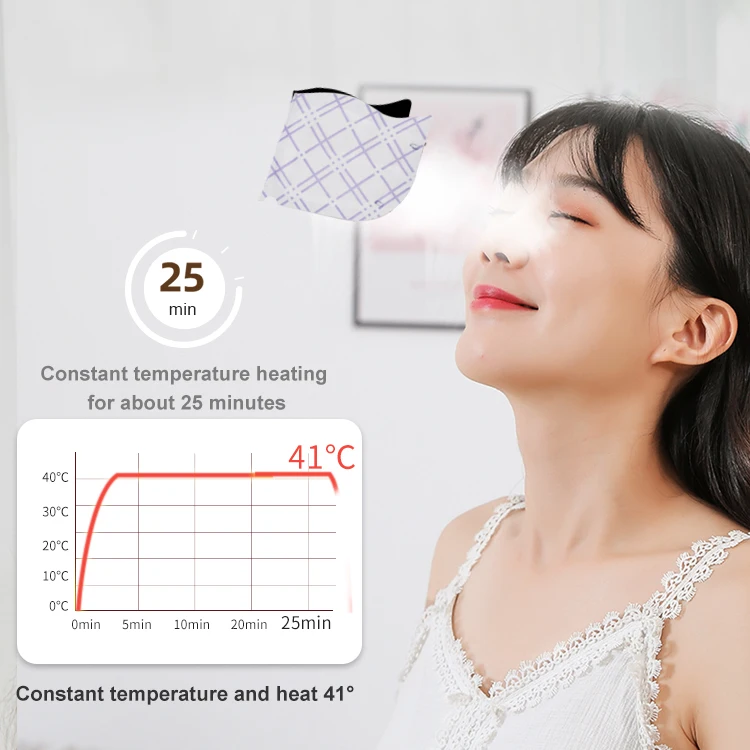 Одноразовые теплые маски с горячим нагревом сжимающие патчи СТРИМ маска для глаз с паром