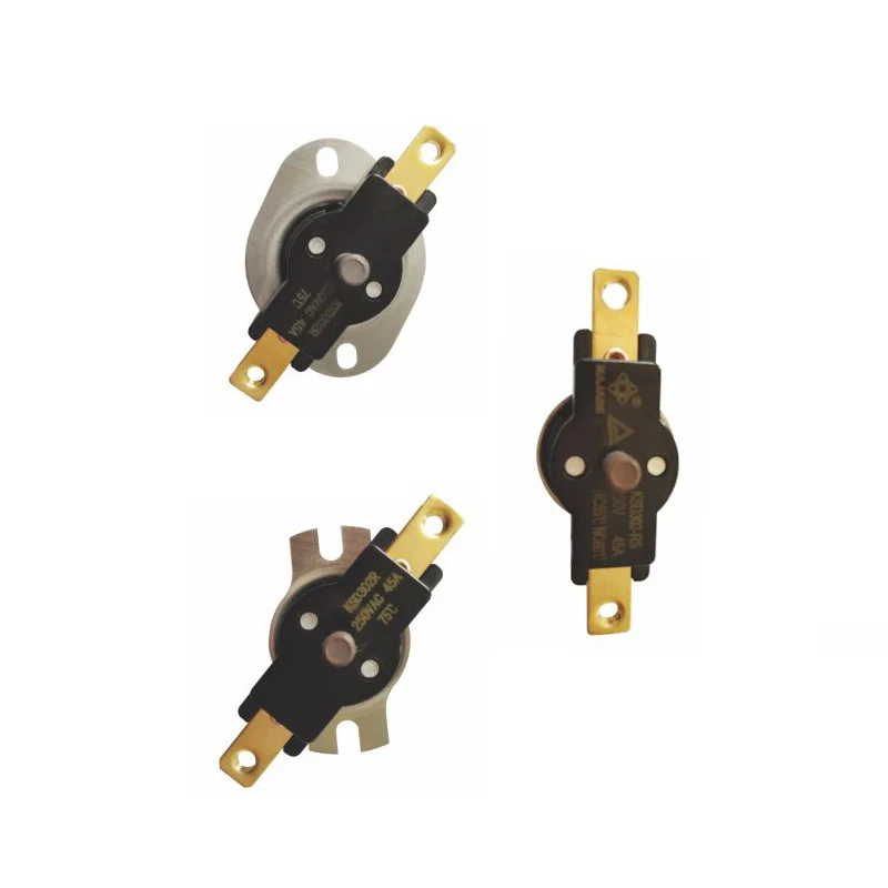 JIHUI  5A/10A/16A 115C NO KSD301 Auto Reset Bimetal Thermostat for Home Application
