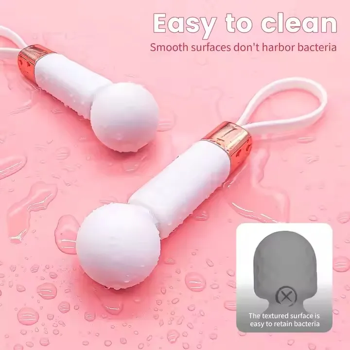 HOMI New Mini Bullet Vibrator Powerful 8 Speed USB Rechargeable Handheld Mini AV Wand Massager for Women