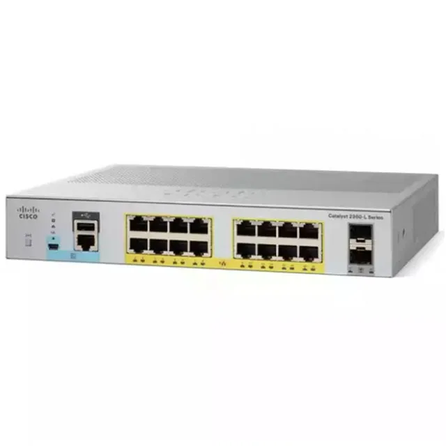 Оригинальный 2960L 16 портов 10/100/1000 сетевой коммутатор gigabit WS-C2960L-16TS-LL
