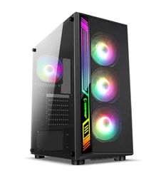 Лучший Корпус rgb Идеальный ПК-габин с светящимся логотипом из
