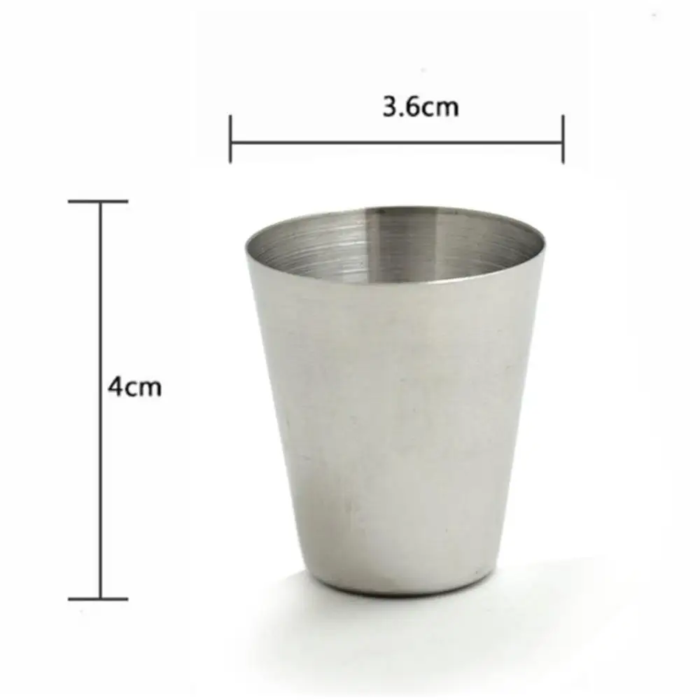 Custom-made Stainless Steel Pint Cup Stainless Steel Shot wine glass Metal Shot Glasses