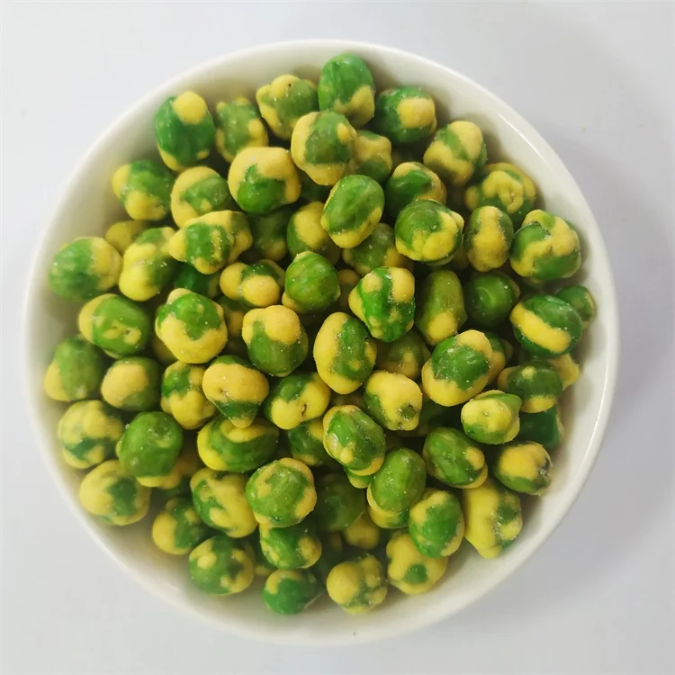 
Wholesale Wasabi Roasted Green Pea of Malaysia Type Bean Snacks 