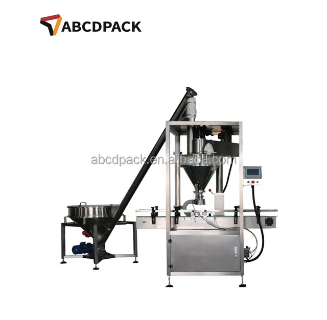 Multi-function Automatic Powder Filling Machine Milk/Coffee Filling Machine With Feeding Material Pipeline