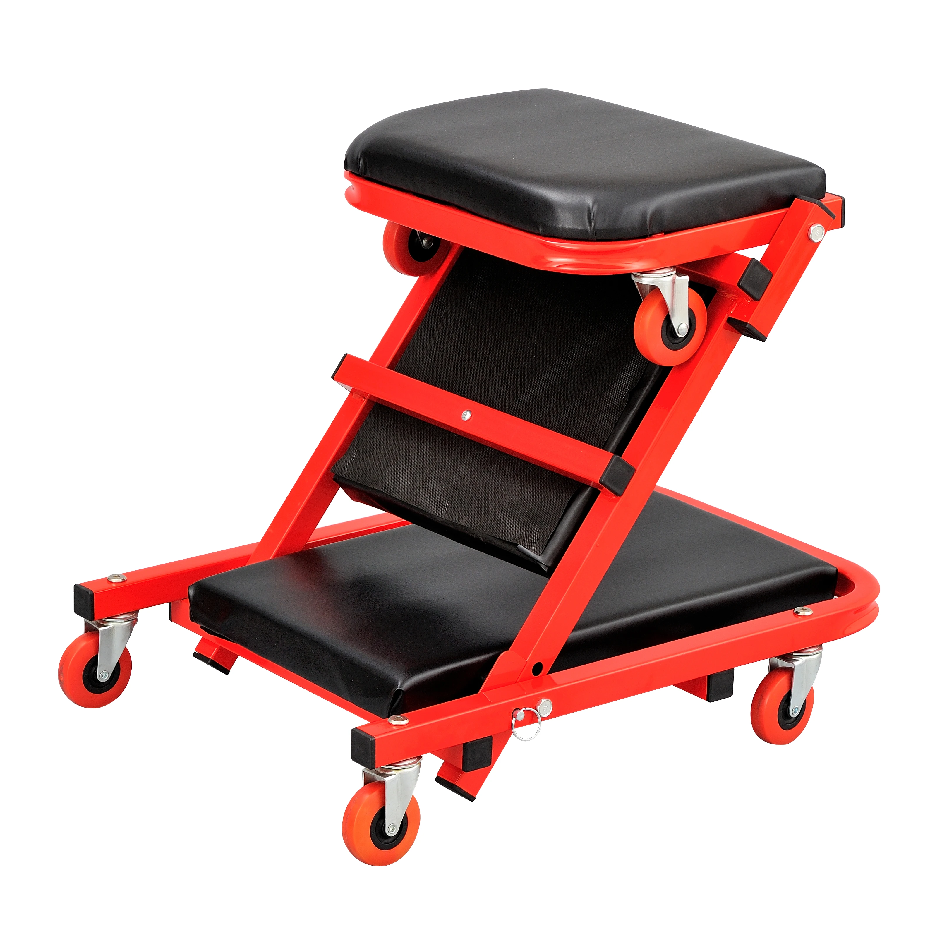 3 in 1 Foldable Mechanical Crawler Detachable Crawler Seat Car Repair Seat Vehicle Repair Crawler Tool Tray Headrest Adjustable