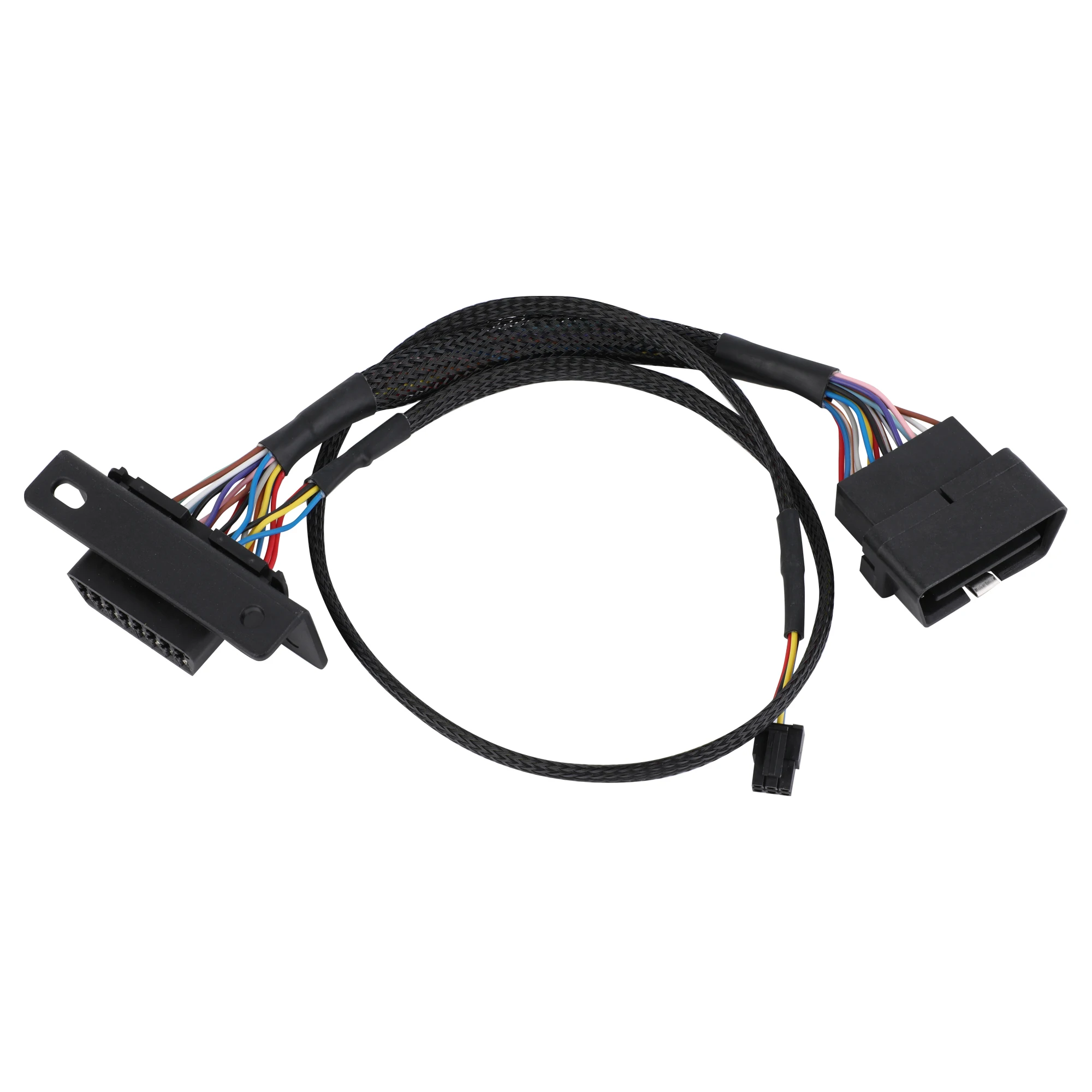 OEM ODM factory 16 pin male obd2 obdii obd 2 connector universal  split y cable