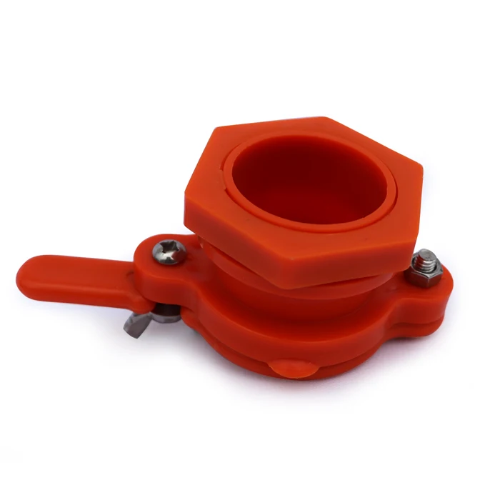 hot selling for honey bucket saffron yellow plastic ABS honey tap gate valve beekeeping tools for beekeeper