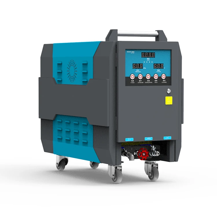 GUBOT Optima Mobile Steam Car Wash Machine Steamer Car Washing Shop Good Business Partner in China 3 Guns Hot Sale 12 +1.5 KW