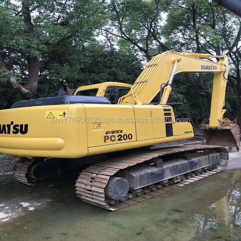 20 ton used Japan excavator for Komatsu PC200-6 for sale/original Komatu PC200 excavator