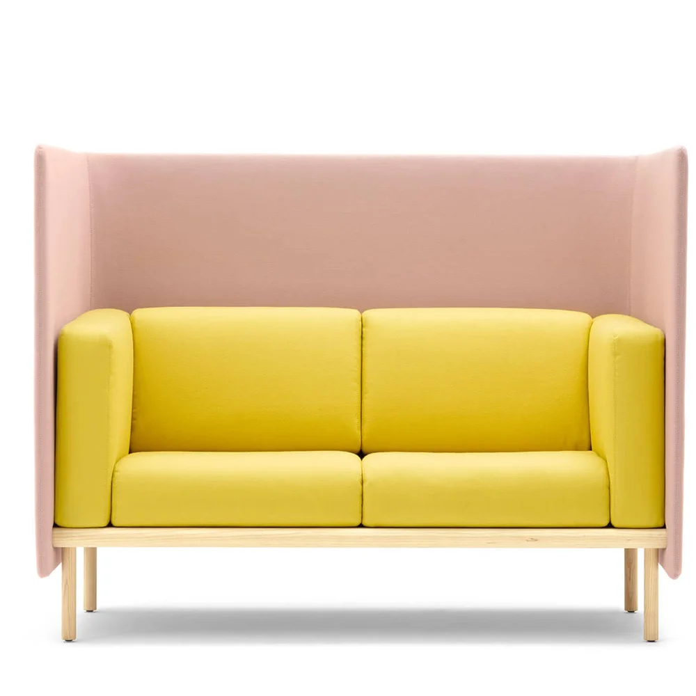 
North American Ash Good Privacy High Back Coconut Upholstery Fabric New York Dining Design Sofa 