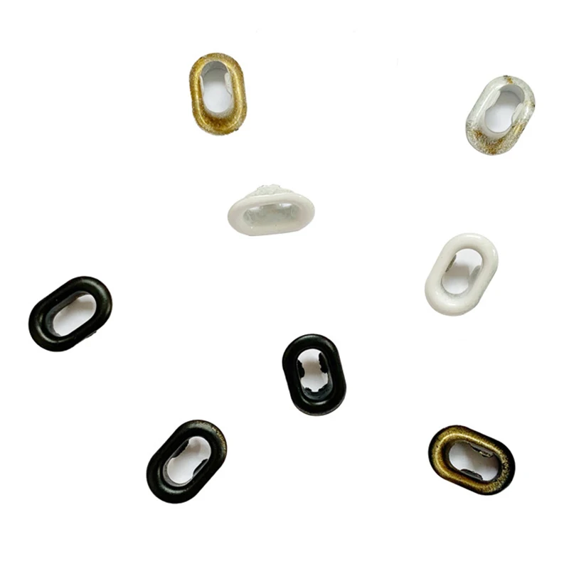 Custom cheap 5mm -10mm printed colorful ring shoe grommets eyelet curtain rings metal