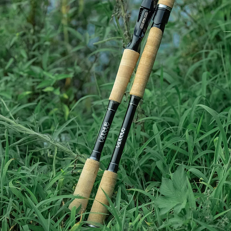 LINNHUE Fishing Rod FUJI GUIDE 2-3 Sections 1.68-2.7m M/L High Carbon Fiber Saltwater Casting Rod Spinning rod for Carp Bass