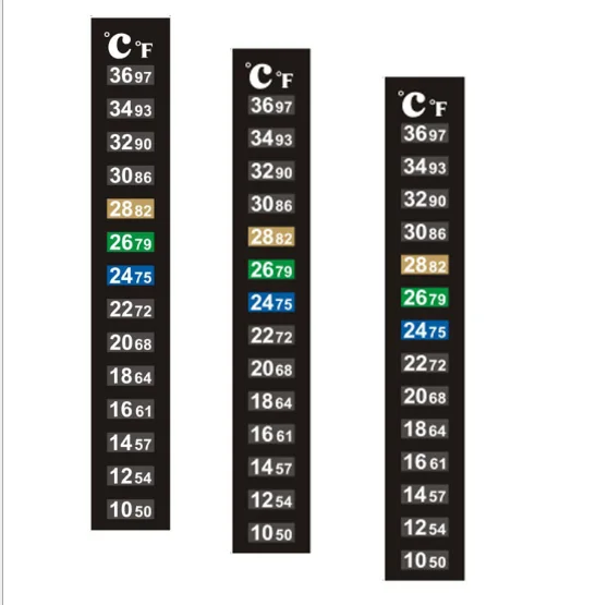 
sticker thermometer Paste - type digital aquarium fridge discoloration sticking measurement stickers 