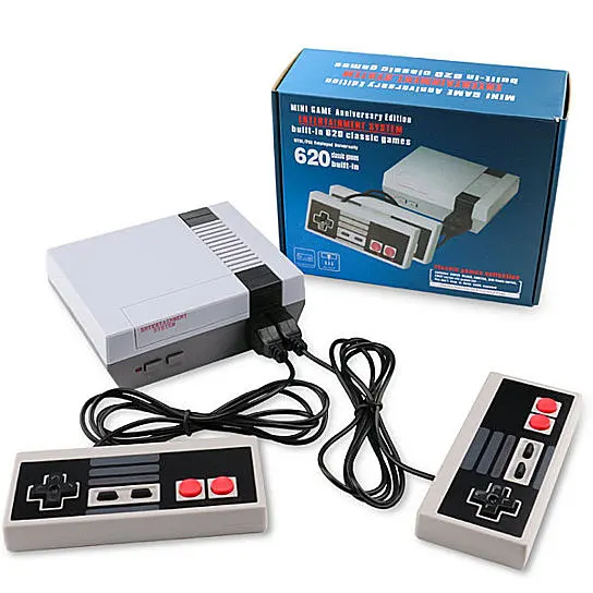 Классическая игровая консоль 620 встроенные игр для игровой консоли NES с Av выходом 2 игры
